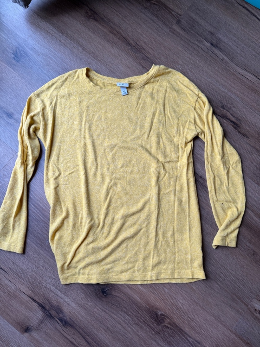 a new day Yellow Crew Neck Sweater